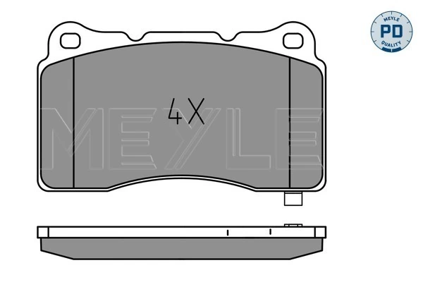 MEYLE 025 233 2516/PD Brake Pad Set, disc brake
