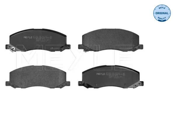 Brake Pad Set, disc brake MEYLE-ORIGINAL: True to OE. 025 244 1817/W