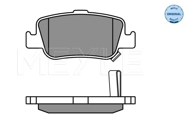 Brake Pad Set, disc brake MEYLE-ORIGINAL: True to OE. 025 246 6415/W