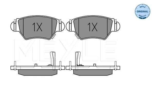 MEYLE 025 232 5817/W Brake Pad Set, disc brake