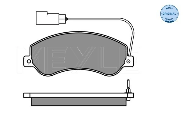 MEYLE 025 244 8419/W Brake Pad Set, disc brake