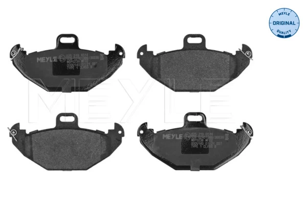 Brake Pad Set, disc brake MEYLE-ORIGINAL: True to OE. 025 219 6514