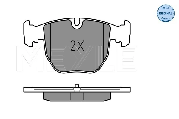 Brake Pad Set, disc brake MEYLE-ORIGINAL: True to OE. 025 214 8619