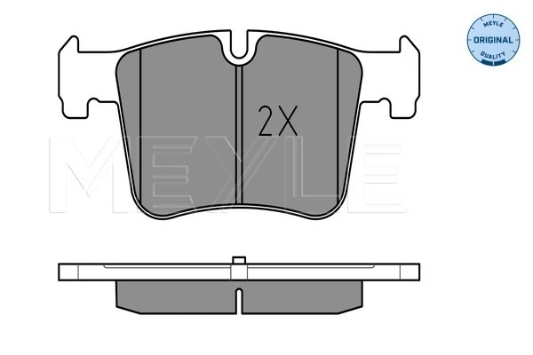 Brake Pad Set, disc brake MEYLE-ORIGINAL: True to OE. 025 251 9919