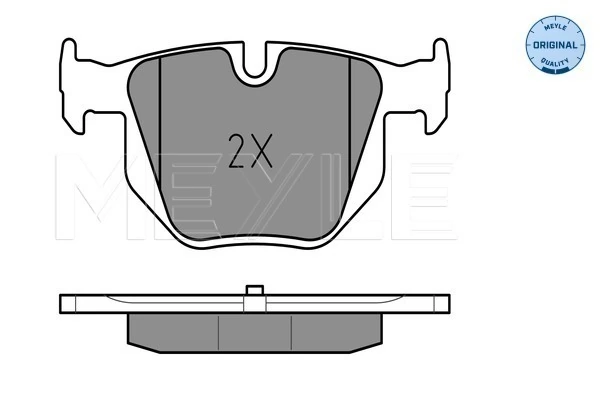 MEYLE 025 237 3217 Brake Pad Set, disc brake