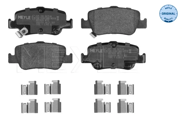 Brake Pad Set, disc brake MEYLE-ORIGINAL: True to OE. 025 246 6415/W