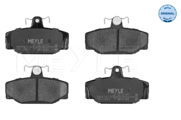 Brake Pad Set, disc brake MEYLE-ORIGINAL: True to OE. 025 213 8513