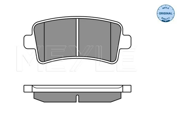 MEYLE 025 244 2116/W Brake Pad Set, disc brake