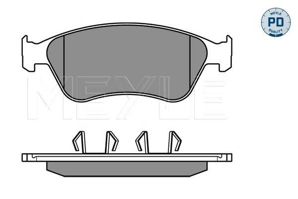 MEYLE 025 238 9620/PD Brake Pad Set, disc brake