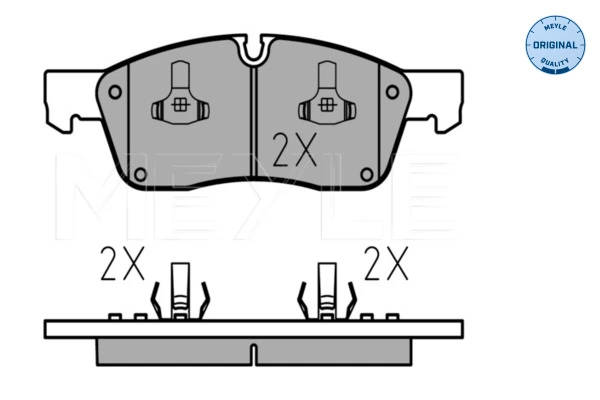 MEYLE 025 251 9021 Brake Pad Set, disc brake