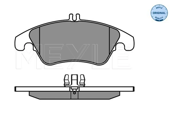 Brake Pad Set, disc brake MEYLE-ORIGINAL: True to OE. 025 243 1019