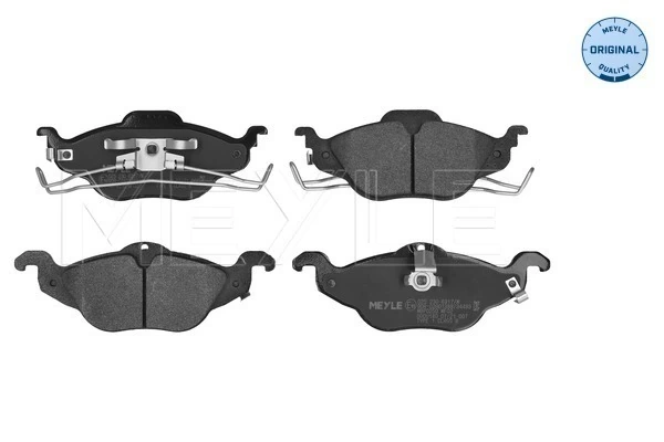 Brake Pad Set, disc brake MEYLE-ORIGINAL: True to OE. 025 230 6317/W