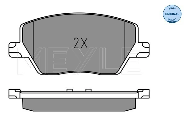 MEYLE 025 223 9719 Brake Pad Set, disc brake