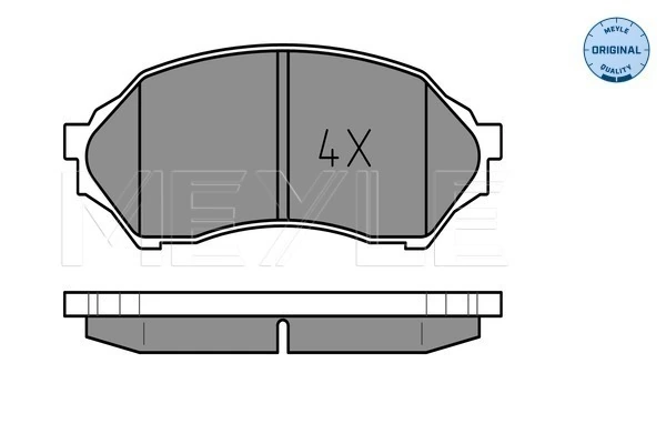 Brake Pad Set, disc brake MEYLE-ORIGINAL: True to OE. 025 234 9016