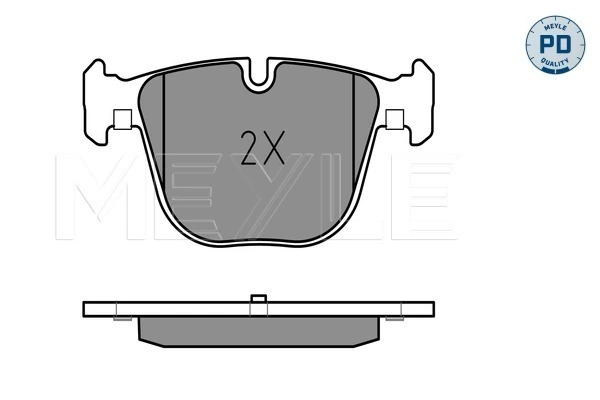 Brake Pad Set, disc brake MEYLE-PD: Advanced performance and design. 025 237 3116/PD
