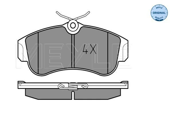 MEYLE 025 215 4617 Brake Pad Set, disc brake
