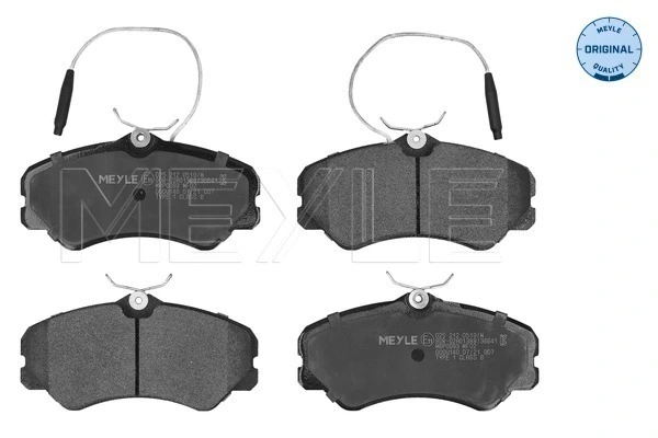Brake Pad Set, disc brake MEYLE-ORIGINAL: True to OE. 025 212 0519/W