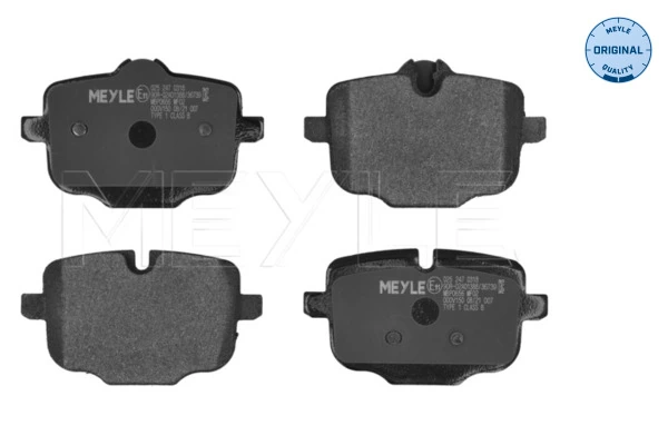 Brake Pad Set, disc brake MEYLE-ORIGINAL: True to OE. 025 247 0318