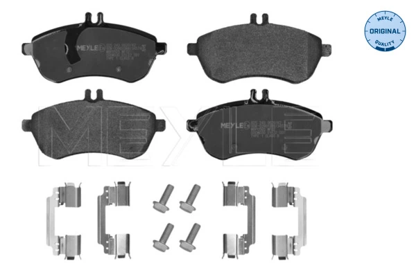 Brake Pad Set, disc brake MEYLE-ORIGINAL: True to OE. 025 243 0620/K2
