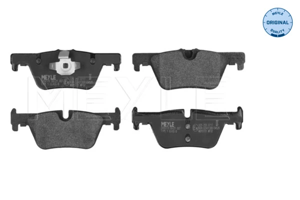 Brake Pad Set, disc brake MEYLE-ORIGINAL: True to OE. 025 253 0717