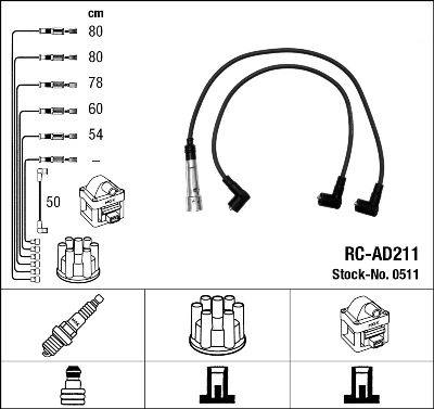 Ignition Cable Kit 0511