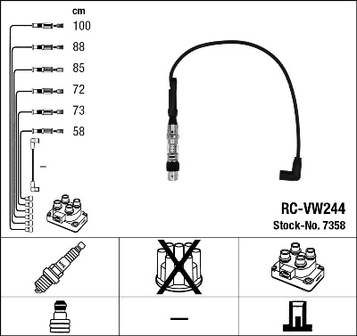 Ignition Cable Kit 7358