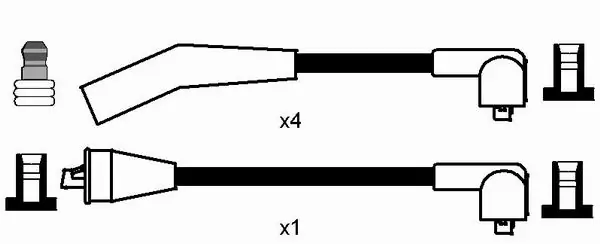 NGK 0879 Ignition Cable Kit