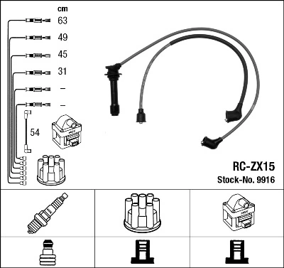 Ignition Cable Kit 9916