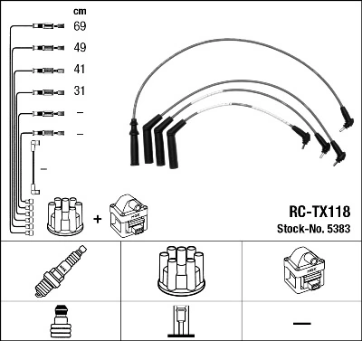 Ignition Cable Kit 5383