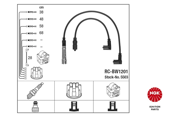 NGK 5503 Ignition Cable Kit