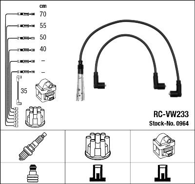 Ignition Cable Kit 0964