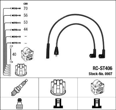 Ignition Cable Kit 0907