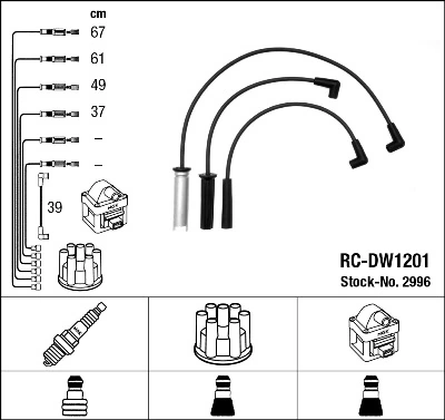 Ignition Cable Kit 2996