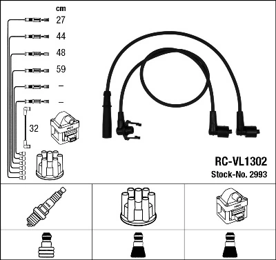 Ignition Cable Kit 2993