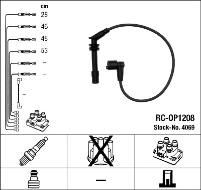 Ignition Cable Kit 4069