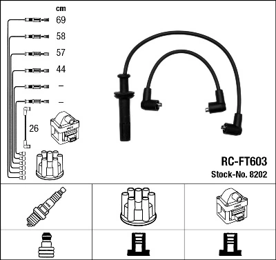 Ignition Cable Kit 8202