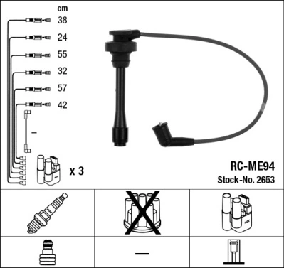 Ignition Cable Kit 2653