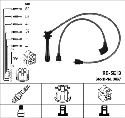 Ignition Cable Kit 3067