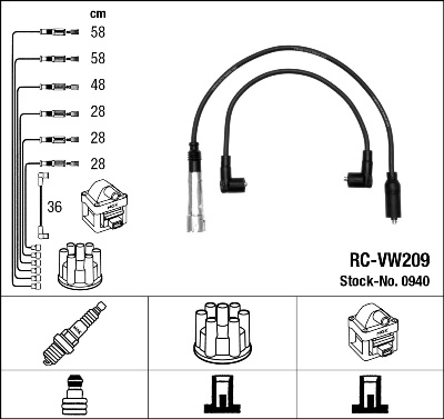 Ignition Cable Kit 0940