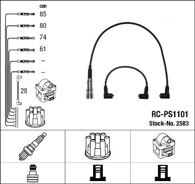 Ignition Cable Kit 2583