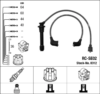 Ignition Cable Kit 8312