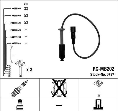 Ignition Cable Kit 0737