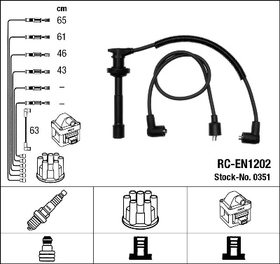 Ignition Cable Kit 0351