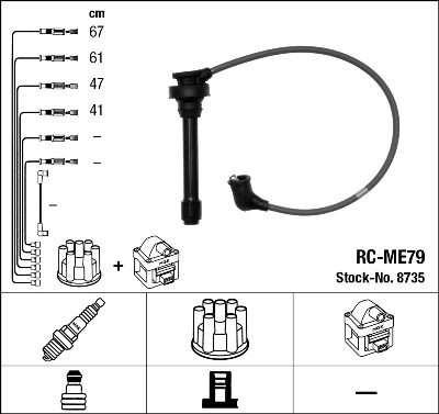 Ignition Cable Kit 8735