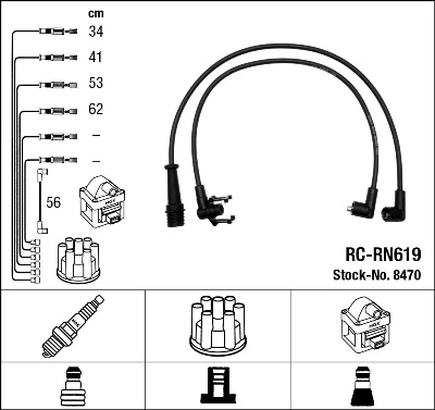 Ignition Cable Kit 8470