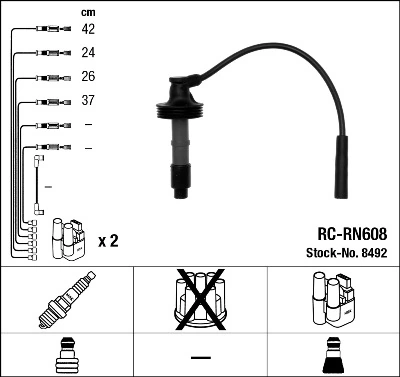 NGK 8492 Ignition Cable Kit
