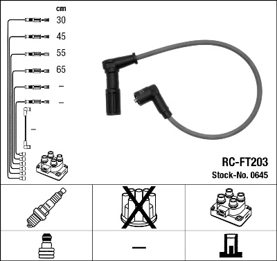 Ignition Cable Kit 0645