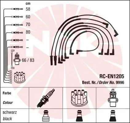 NGK 9996 Ignition Cable Kit