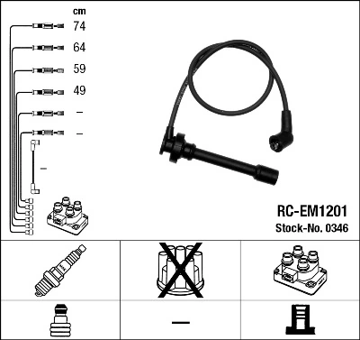 Ignition Cable Kit 0346