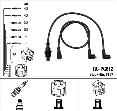 NGK 7157 Ignition Cable Kit